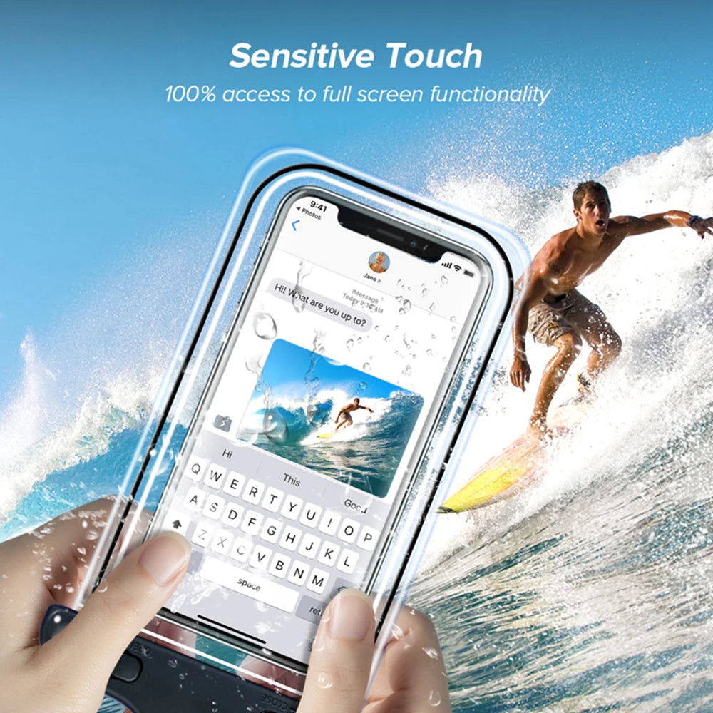 Universal Waterproof Case Underwater Phone Cover Dry Bag Pouch for Smartphones